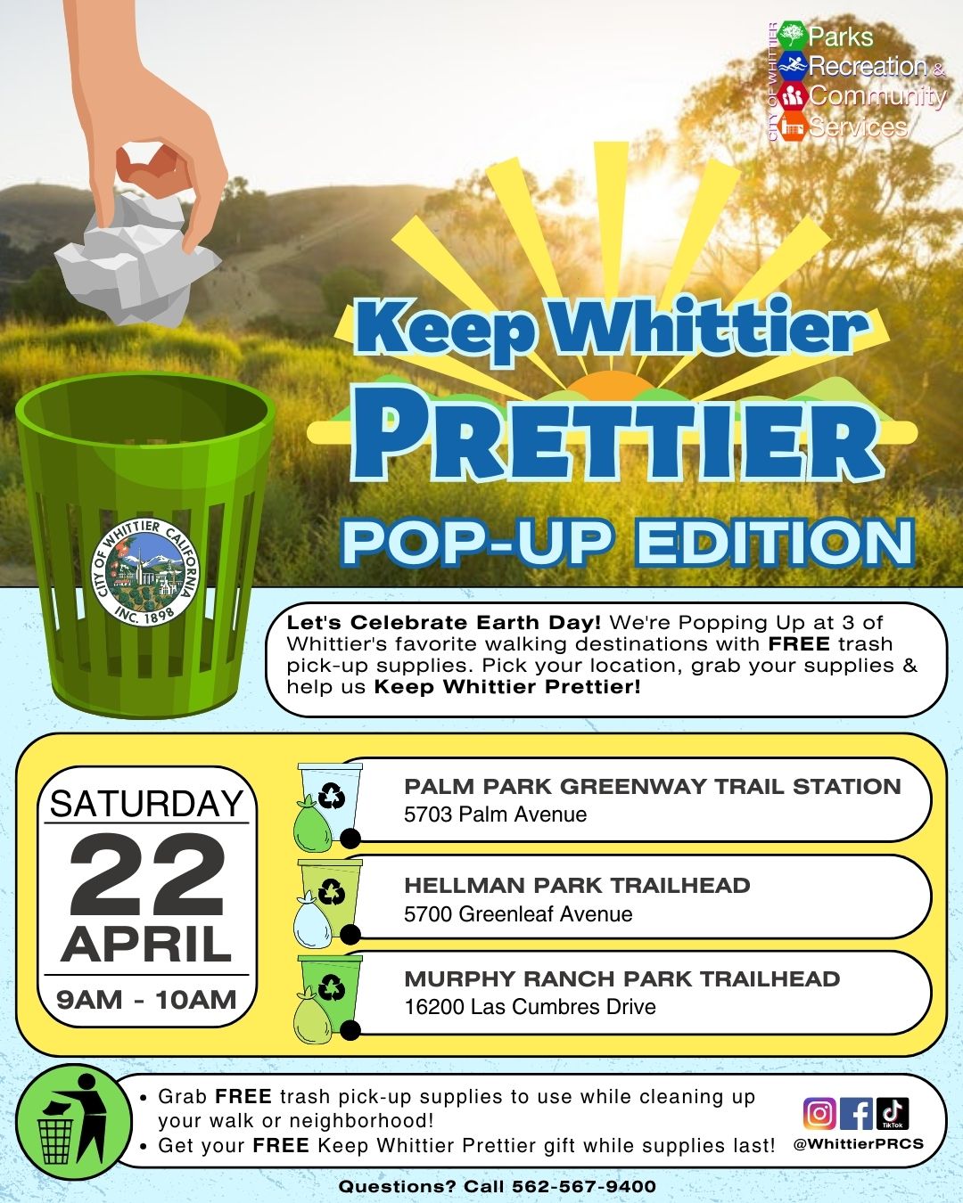 Keep Whittier Prettier Pop-Up 2023