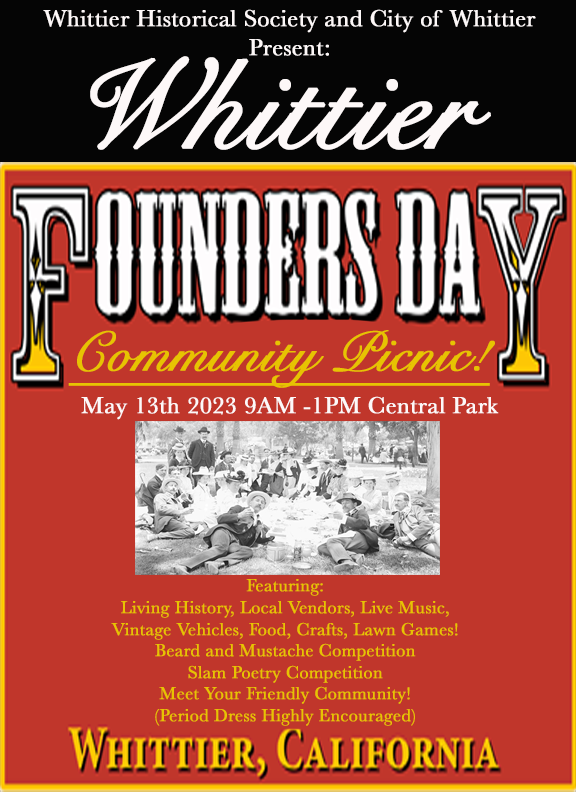 Founders Day 9am to 1pm, May 13, 2023, Central Park