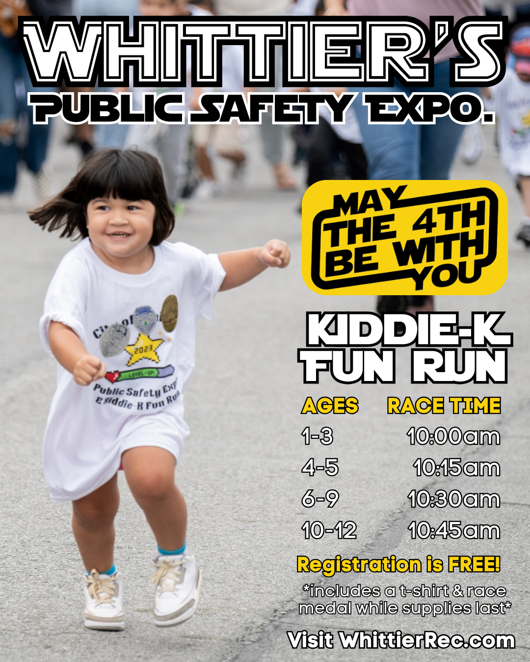 2024 Public Safety Expo & Kiddie-K Fun Run Schedule