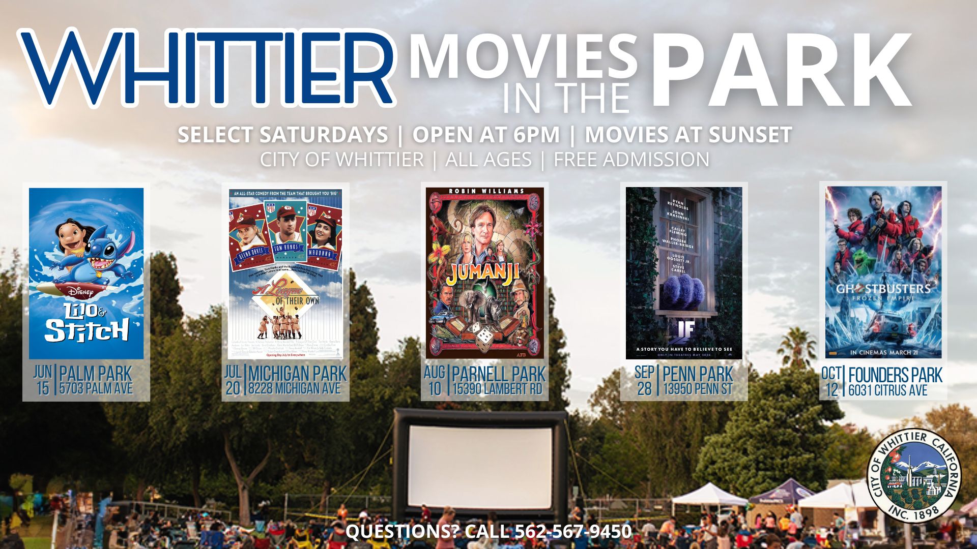 Movies in the Park 2024