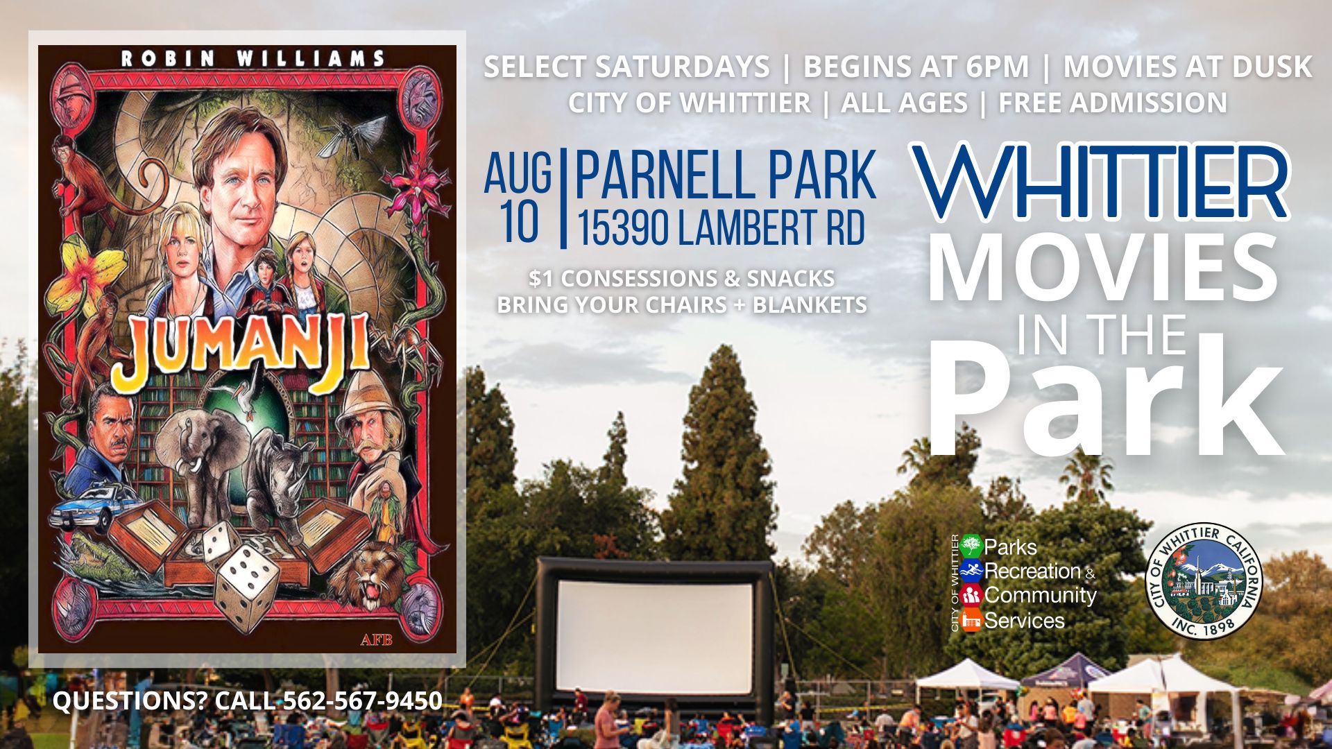 Movies in the Park - Jumanji