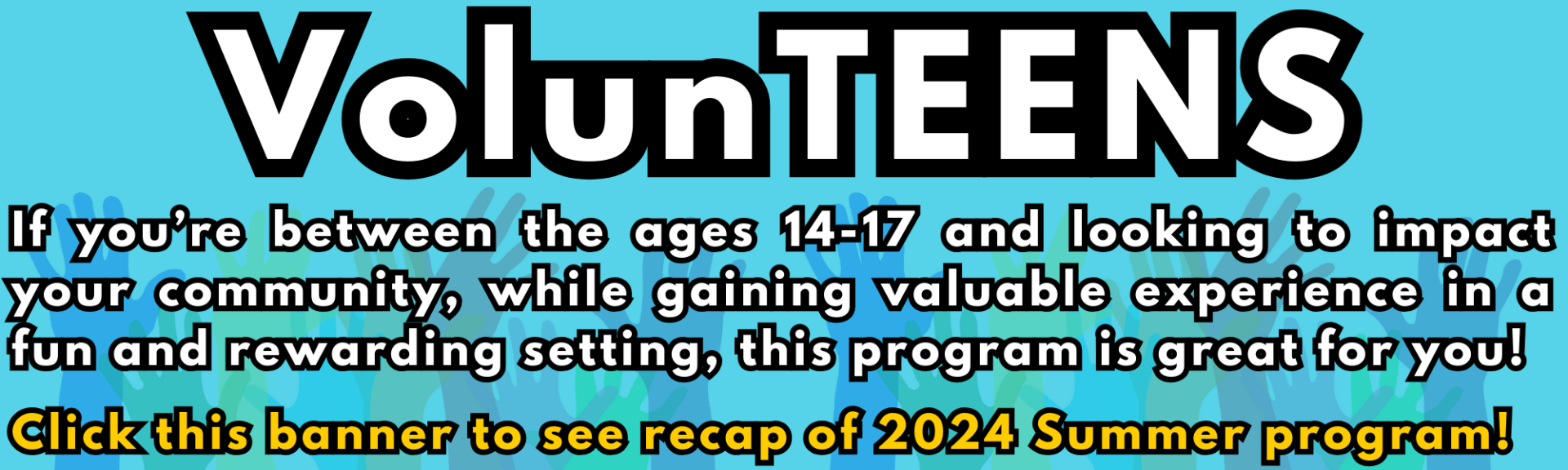 Volunteen Banner