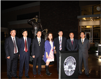 2011 Changshu Deligation visit to Whittier Police Memorial