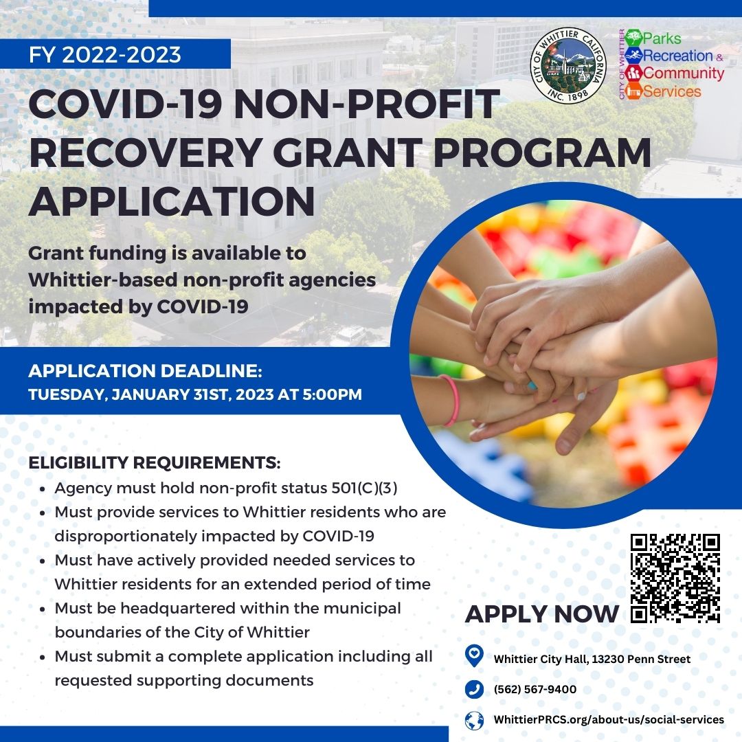 COVID-19 Non-Profit Recovery Grant Program